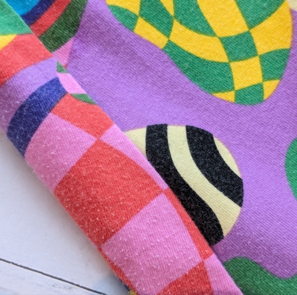 Nooworks • Cropped Kick Flares In Party Time - Picture 6 of 7